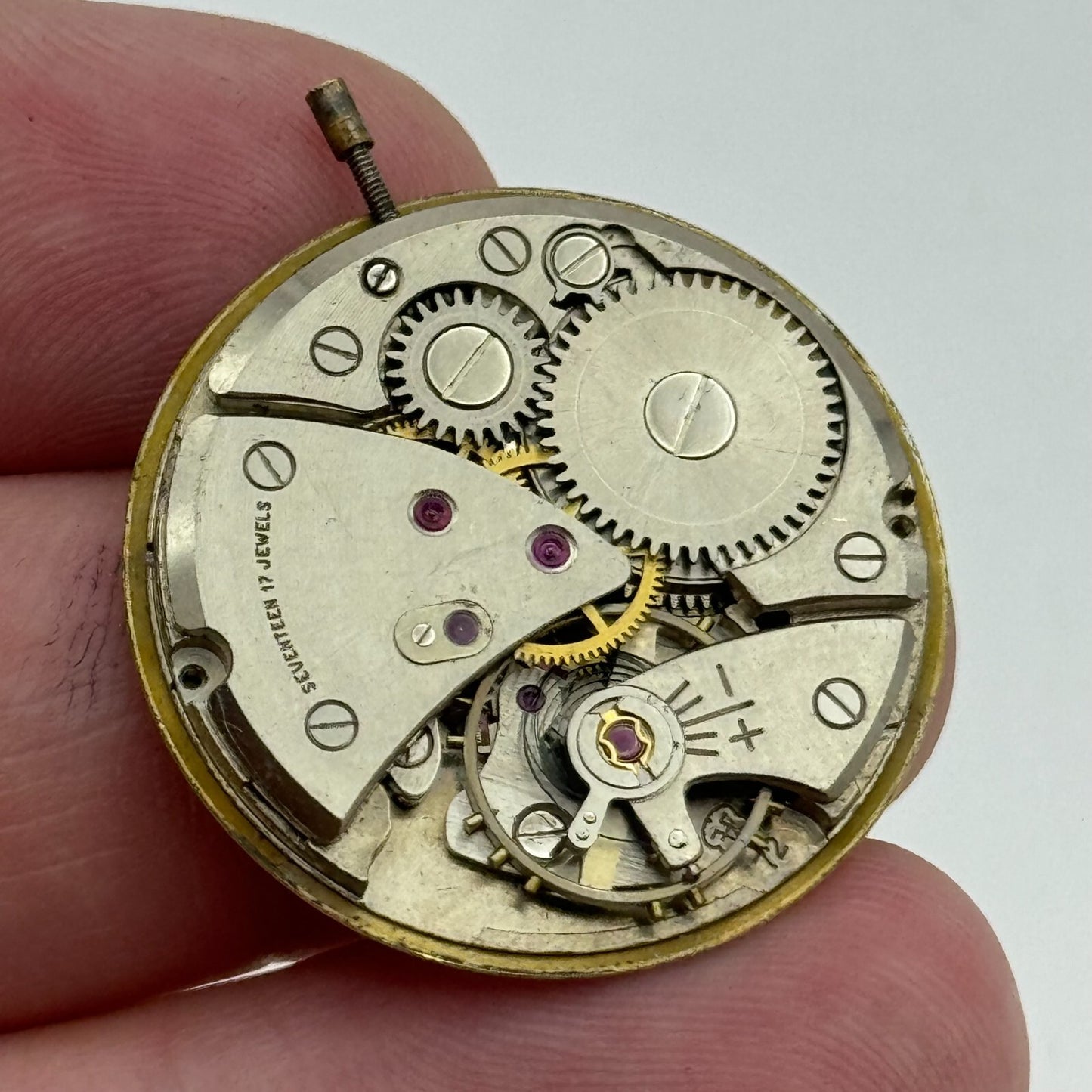 25.8mm Men's Verity FHF 72 Manual Wind 17 Jewels Swiss Made Watch Movement PARTS