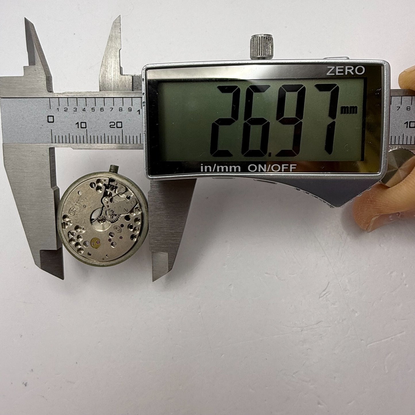 26.9mm Vintage AS 984 Swiss 15 Jewels Manual Wind Watch Movement PARTS REPAIR