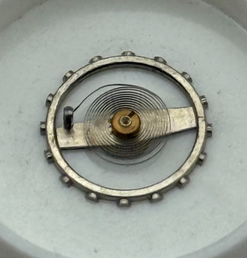 EB 1333 Balance Wheel Complete And Spring  8¾’’’ 118 Watch Movement Parts NOS