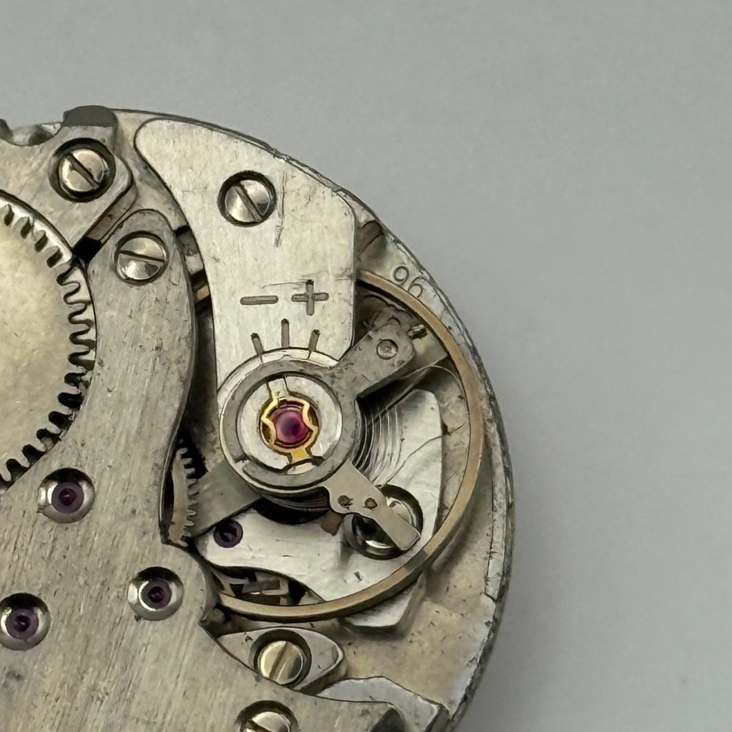 FHF ST 96 Watch Movement Avia Manual Wind Vintage Swiss Parts Repair 25.9mm