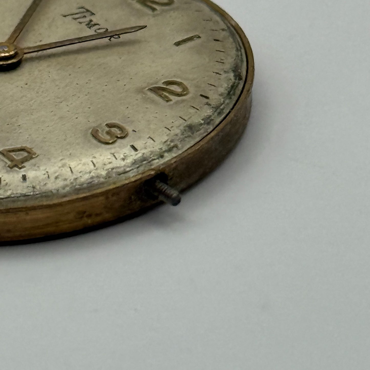 AS 1200 Watch Movement Timor Manual Wind Vintage Swiss Parts Repair 30.4mm