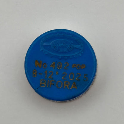 Bifora 2025 Balance Wheel Complete And Spring 8–12''' 492 Watch Movement Parts 