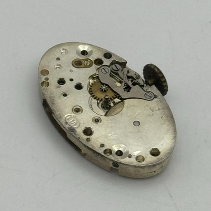 14.7mm ETA Oval 15 Jewels Swiss Manual Wind Watch Movement Vintage PARTS SPARES