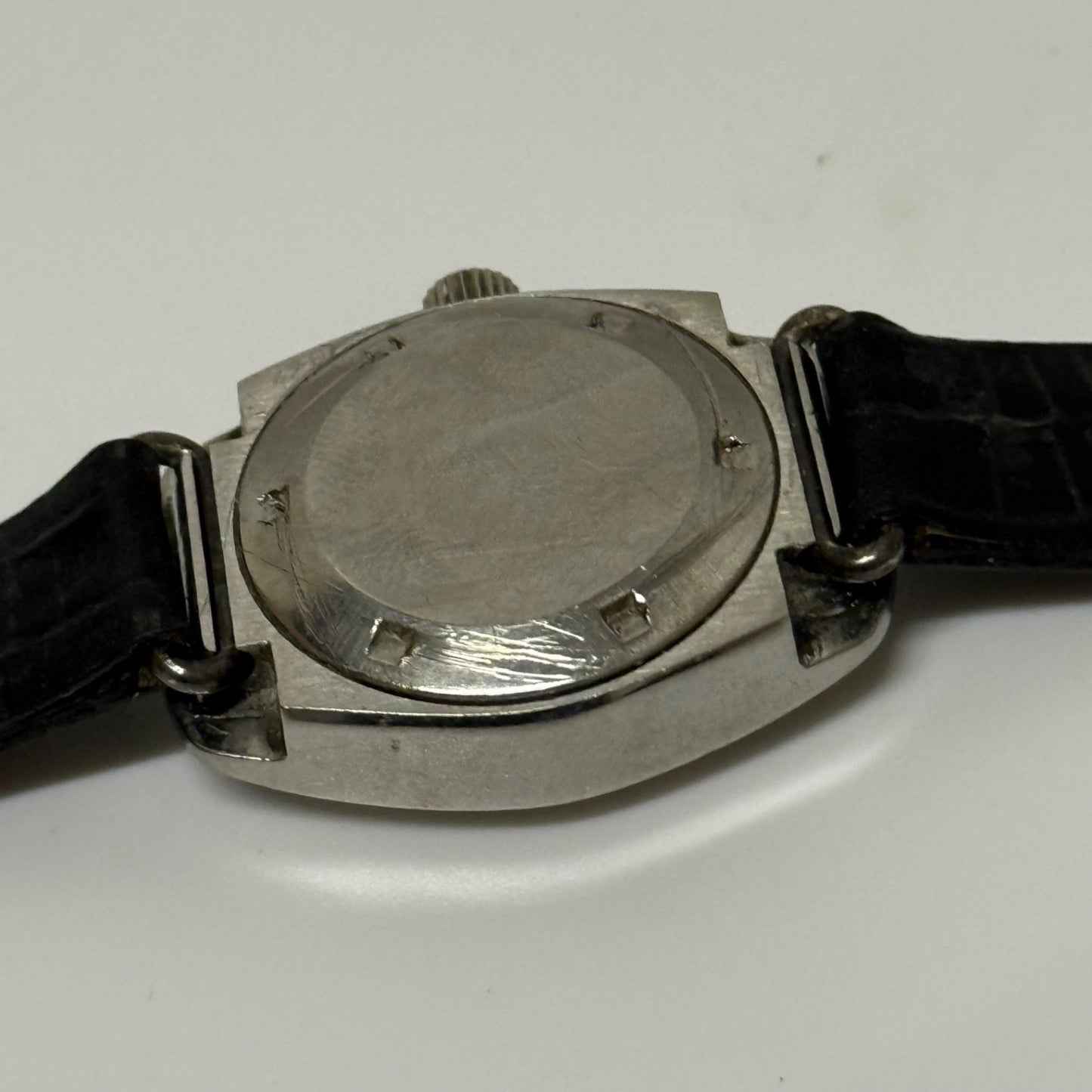 25mm Vintage Tissot Seastar Date Dial Ladies Swiss Stainless Watch PARTS REPAIR