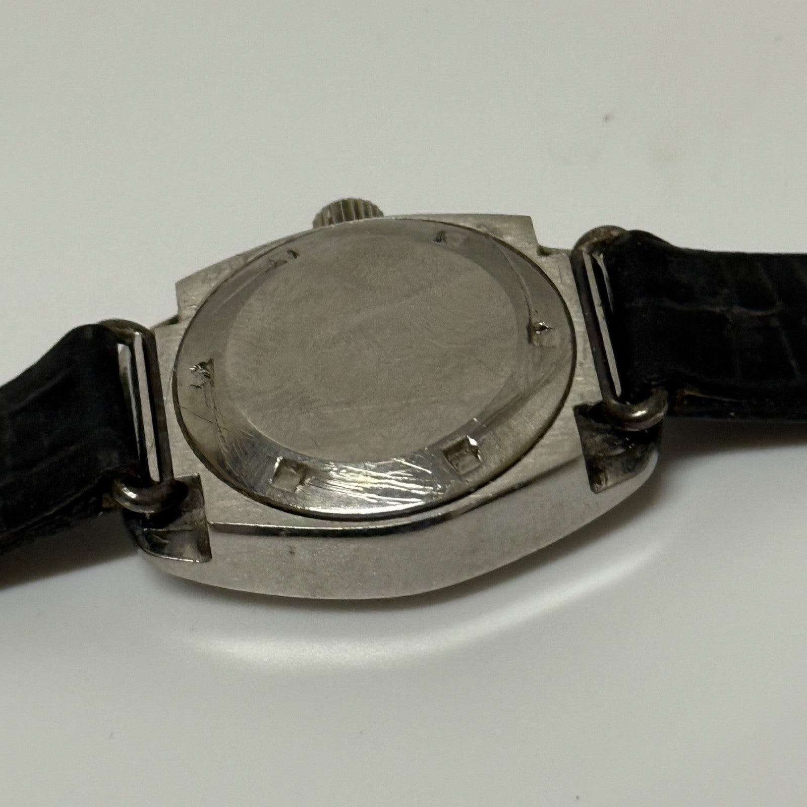 25mm Vintage Tissot Seastar Date Dial Ladies Swiss Stainless Watch PARTS REPAIR