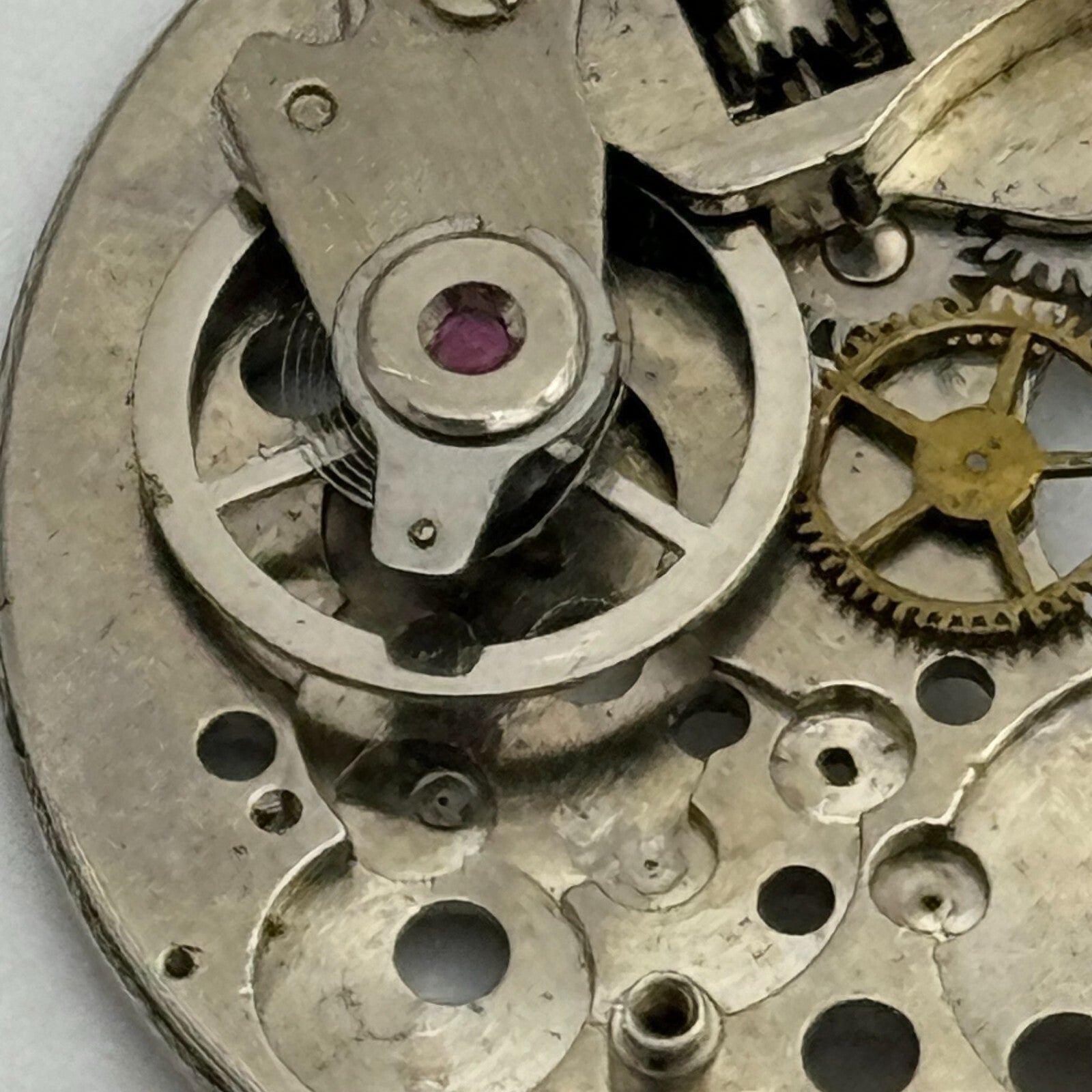 31.1mm Men's Brac 518 Manual Wind Partial Watch Movement Vintage Swiss PARTS