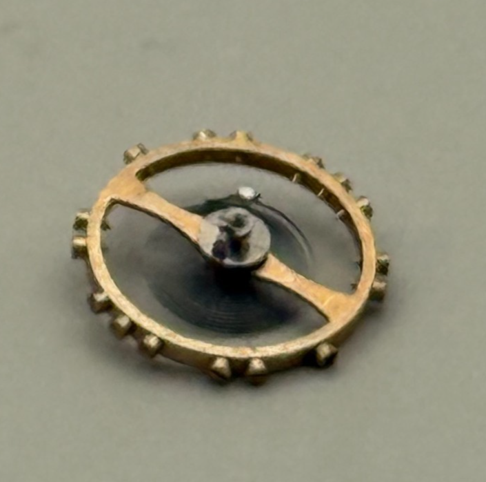 AS 1051 Balance Wheel Complete And Spring 5¼’’’ 34 M Watch Movement Parts NOS