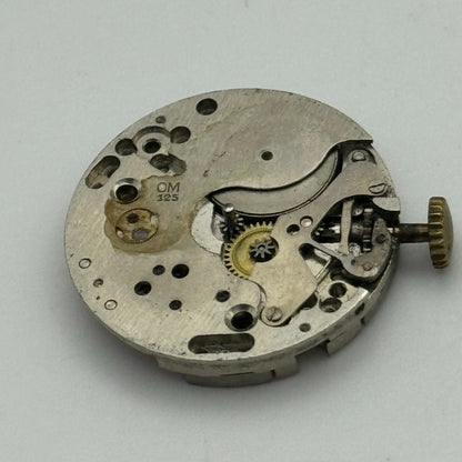 23.5mm O Maire OM 125 Manual Wind 17 Jewels Swiss Watch Movement Vintage PARTS