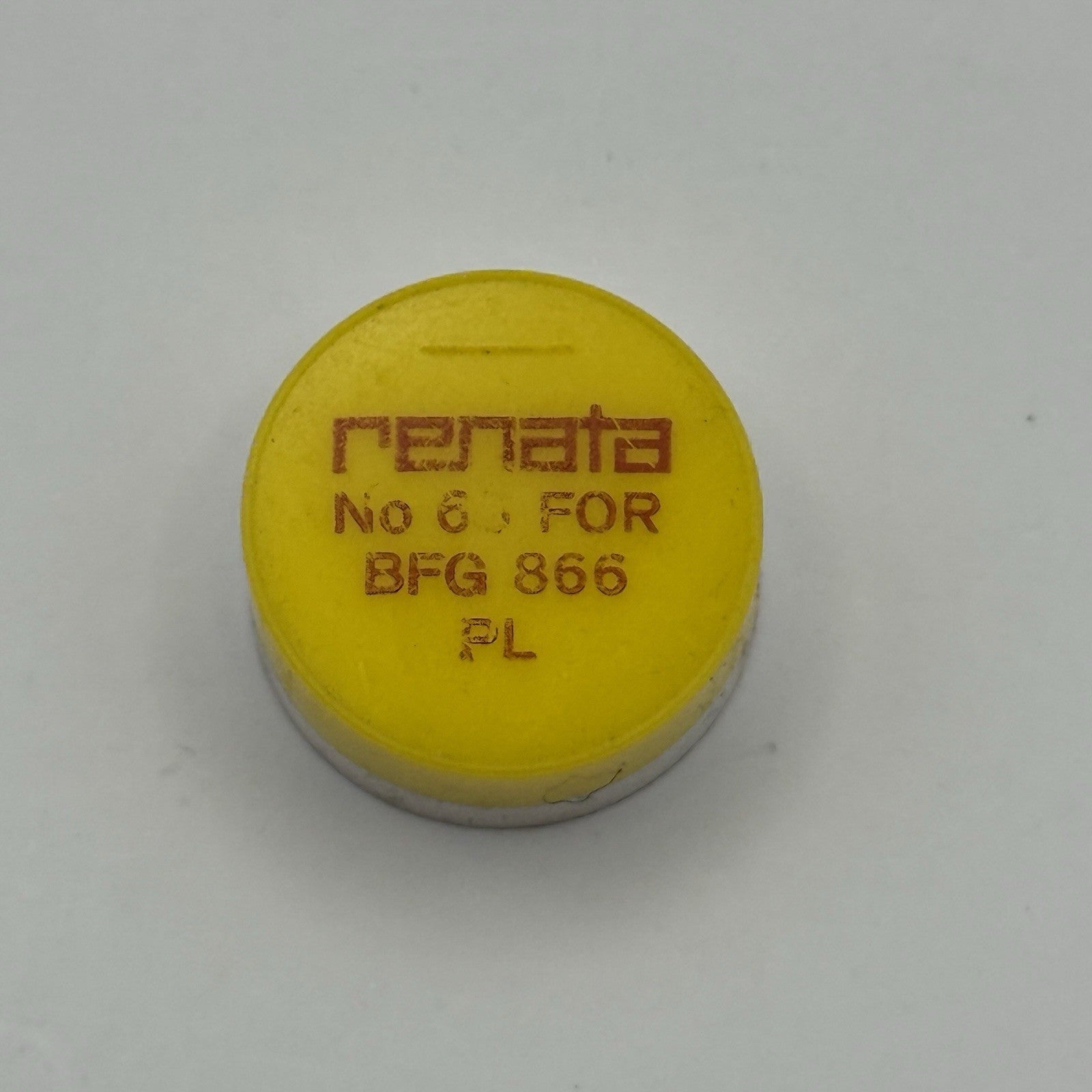 BFG 866 PL Balance Wheel Complete And Spring Renata Watch Movement Parts NOS 