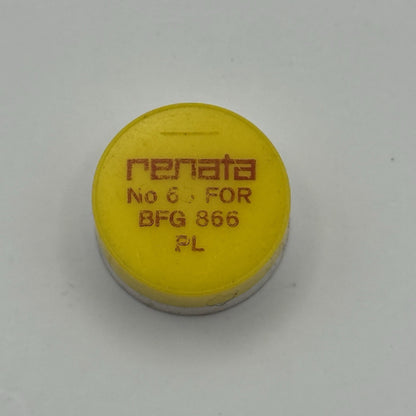 BFG 866 PL Balance Wheel Complete And Spring Renata Watch Movement Parts NOS 