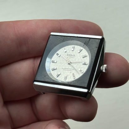 33mm Vintage Werax 17 Jewels 2009.n Shockproof Manual Wind Watch PARTS