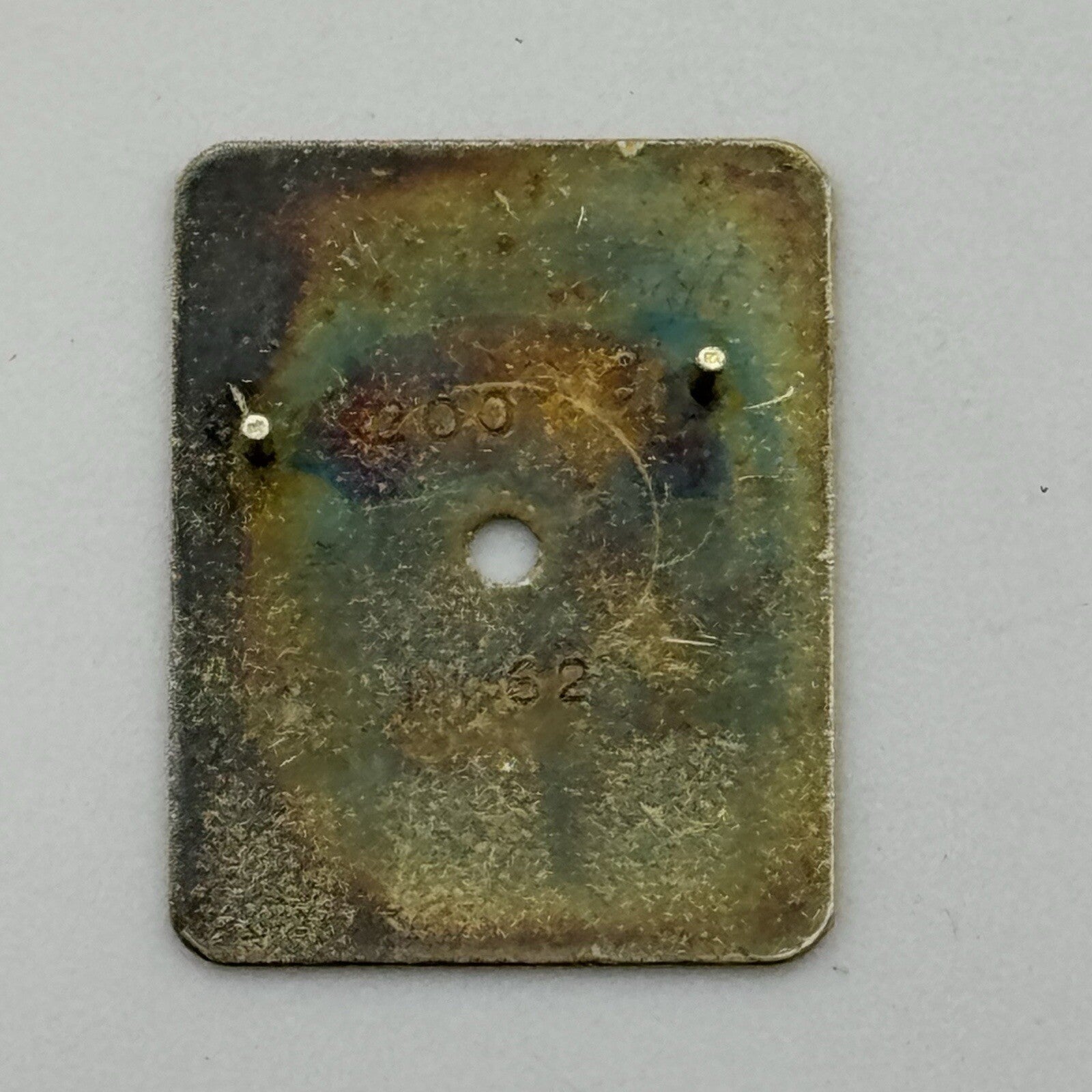 14.5mm x 18.5mm Rectangle Omega Large Numbers Ladies Wristwatch Dial Spares Part