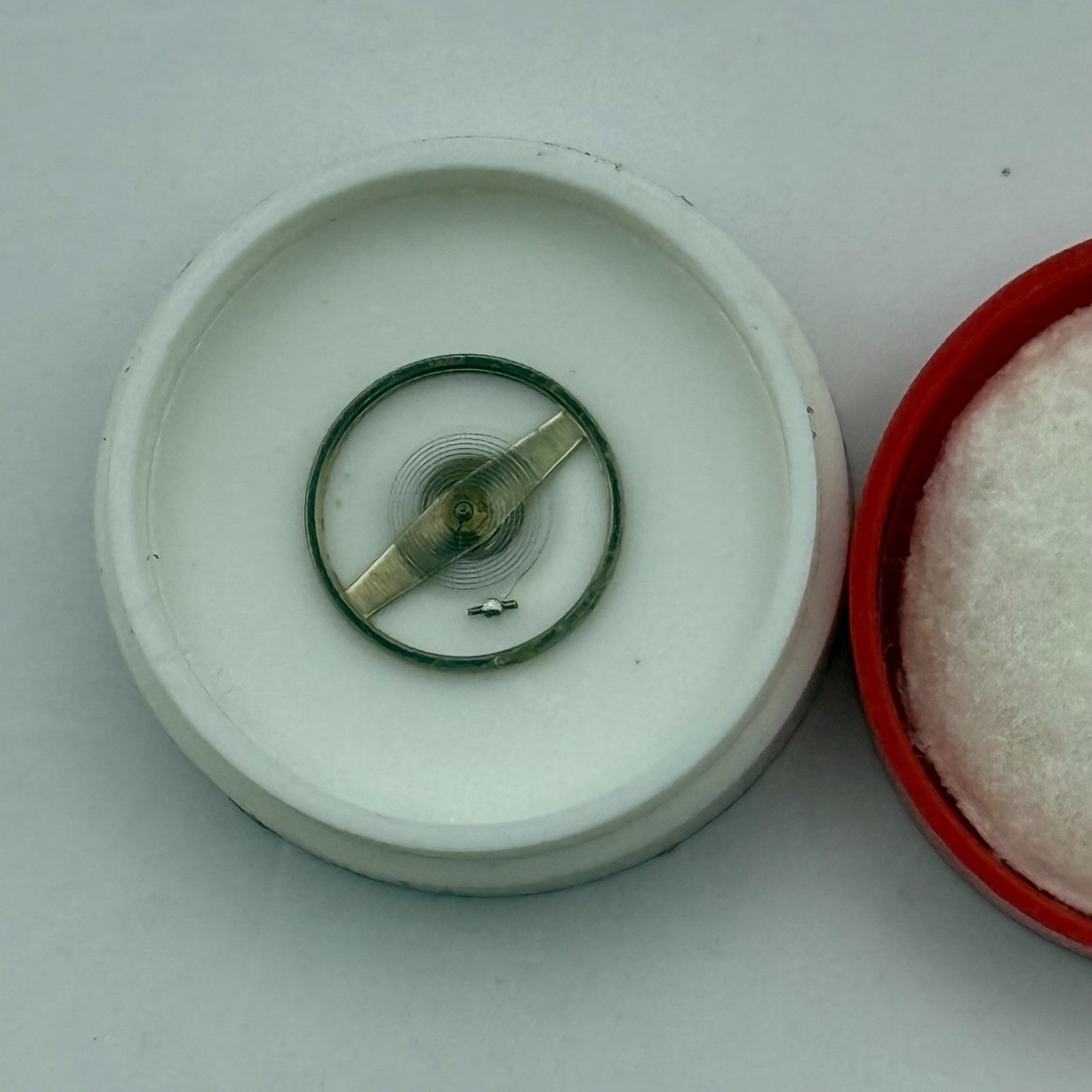 FHF 60 Balance Wheel Complete And Spring 5 3/4 - 8''' 200 M Watch Movement Parts