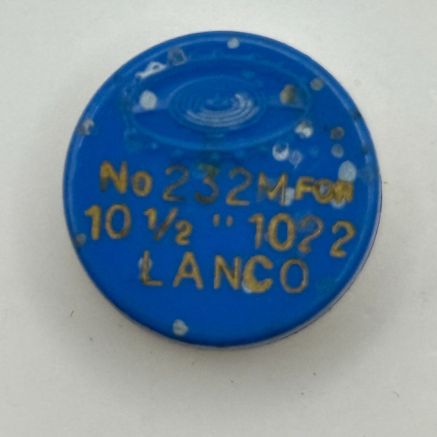 Lanco 1022 Balance Complete 10 1/2''' Renata 232 M Watch Movement Parts DAMAGED