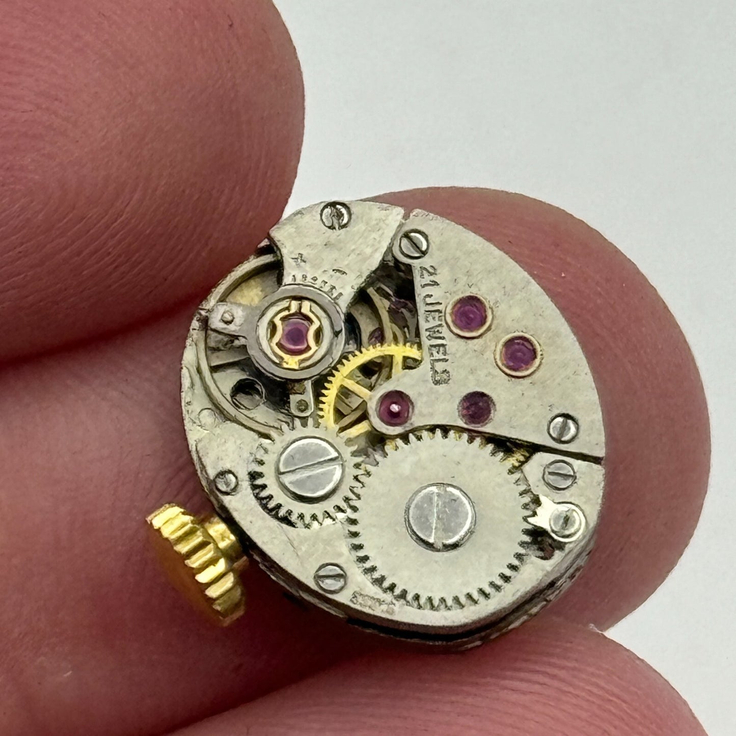 12.9mm Ladies Everite AS 1777 A Schild Manual Wind Swiss Watch Movement PARTS