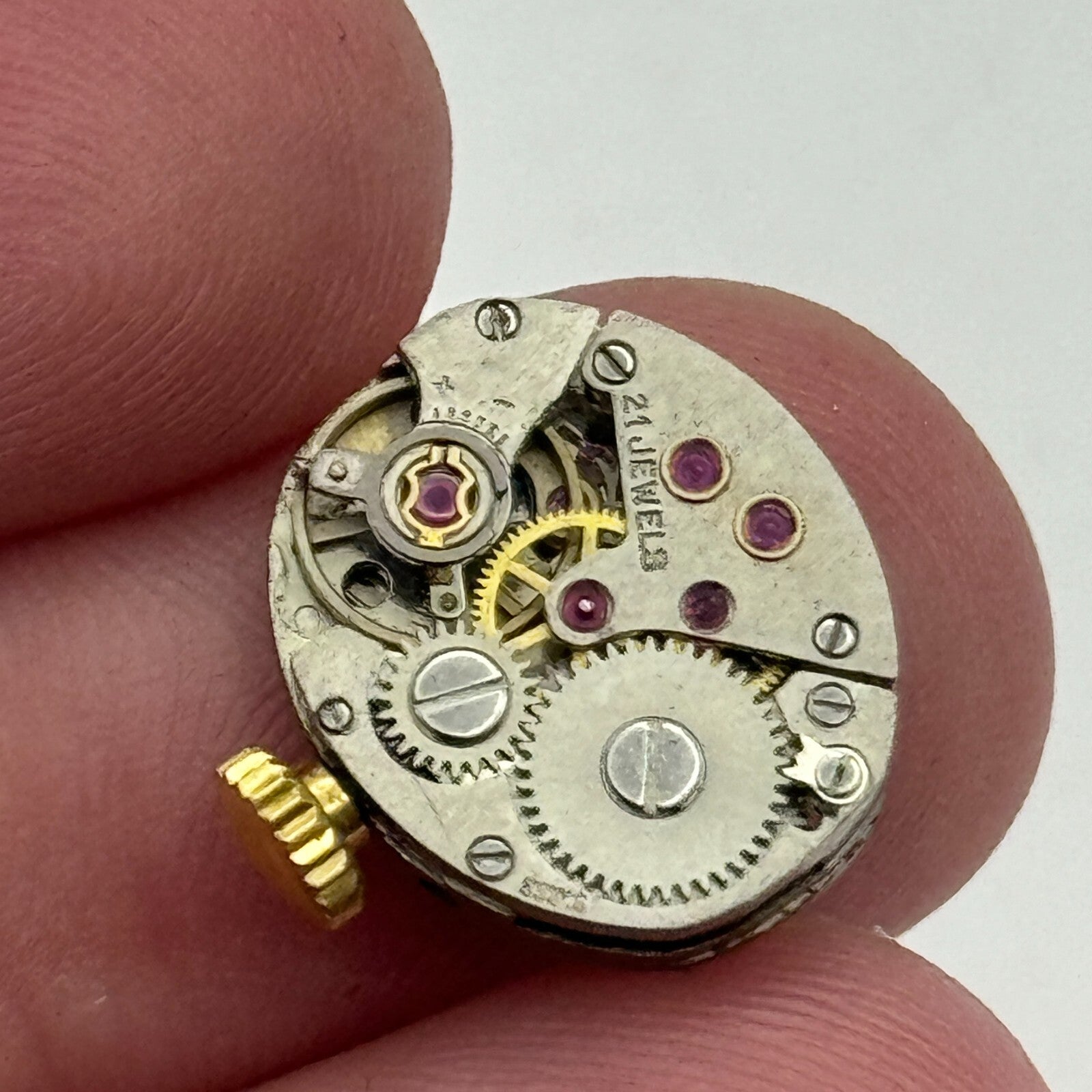 12.9mm Ladies Everite AS 1777 A Schild Manual Wind Swiss Watch Movement PARTS