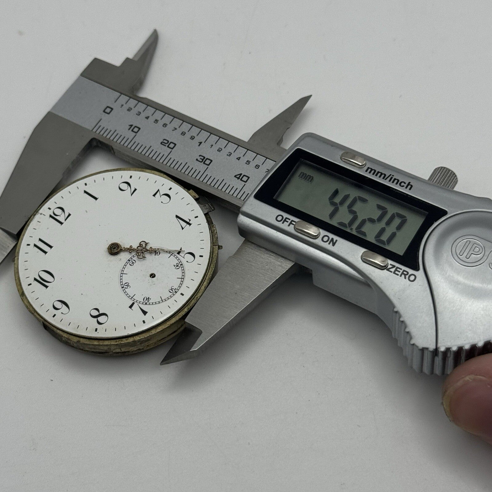 45.2mm Parrenin High Quality Antique Pocket Watch Movement FOR PARTS Repair