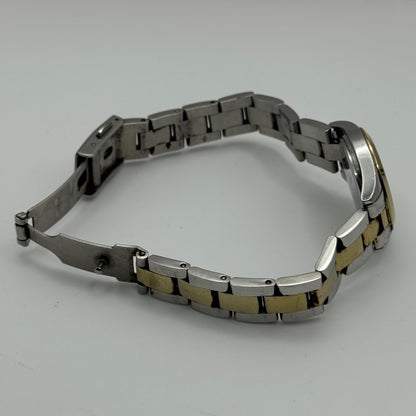 Rotary Ladies Watch Two Tone Mother Of Pearl Date Dial 27mm Working LB03499/401