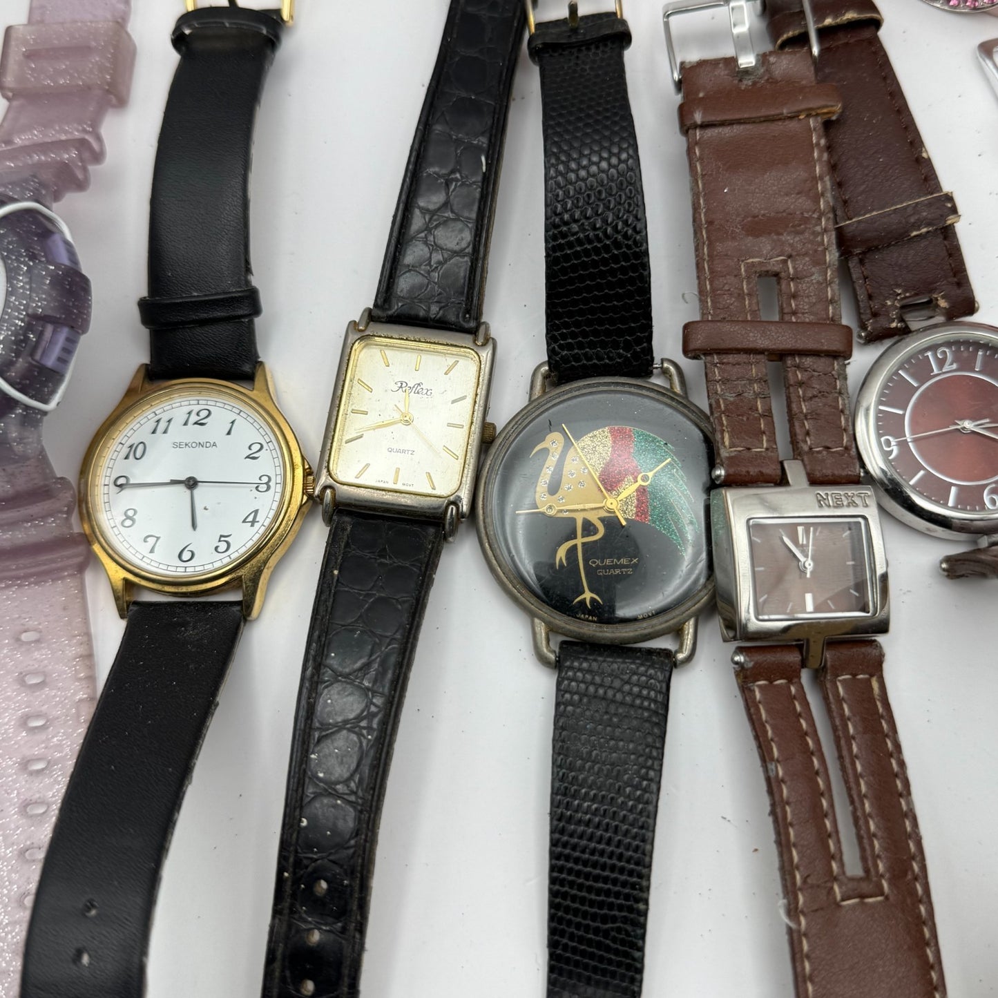 Bundle Of 15 Quartz Watches Job Lot Modern / Vintage Untested Parts / Repair