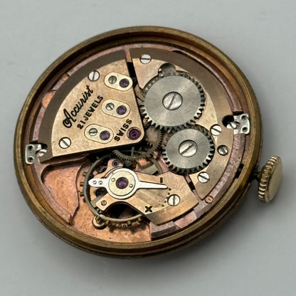 ETA 2409 Watch Movement Accurist Manual Wind Vintage Swiss Parts Repair 29.4mm