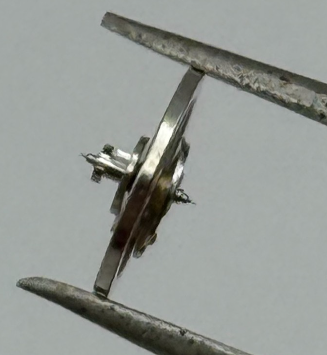 Ebosa 85 Balance Wheel Complete And Spring  132 M Watch Movement Parts  NOS