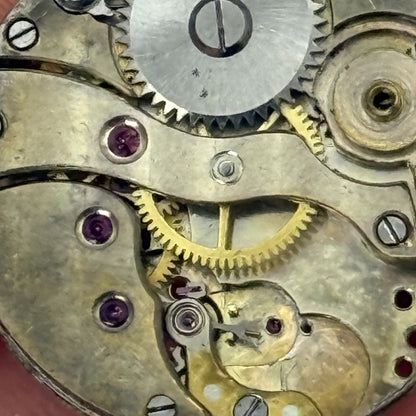21.9mm Vintage Unidentified High Grade Trench Watch Movement Manual Wind PARTS
