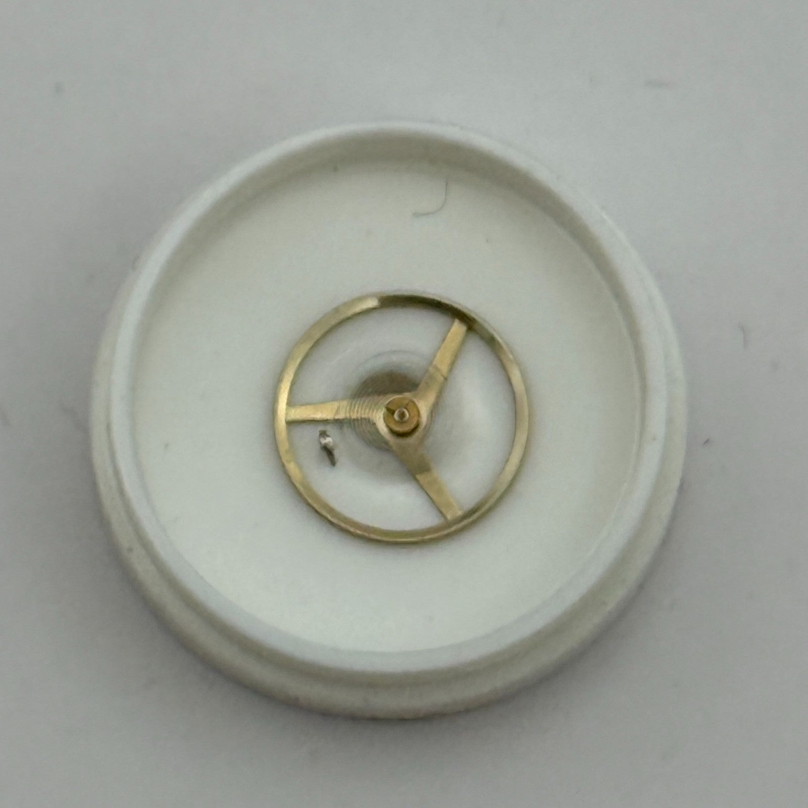 ETA 2512 Balance Wheel Complete And Spring  7¾’’’  1454 M Watch Movement Parts 
