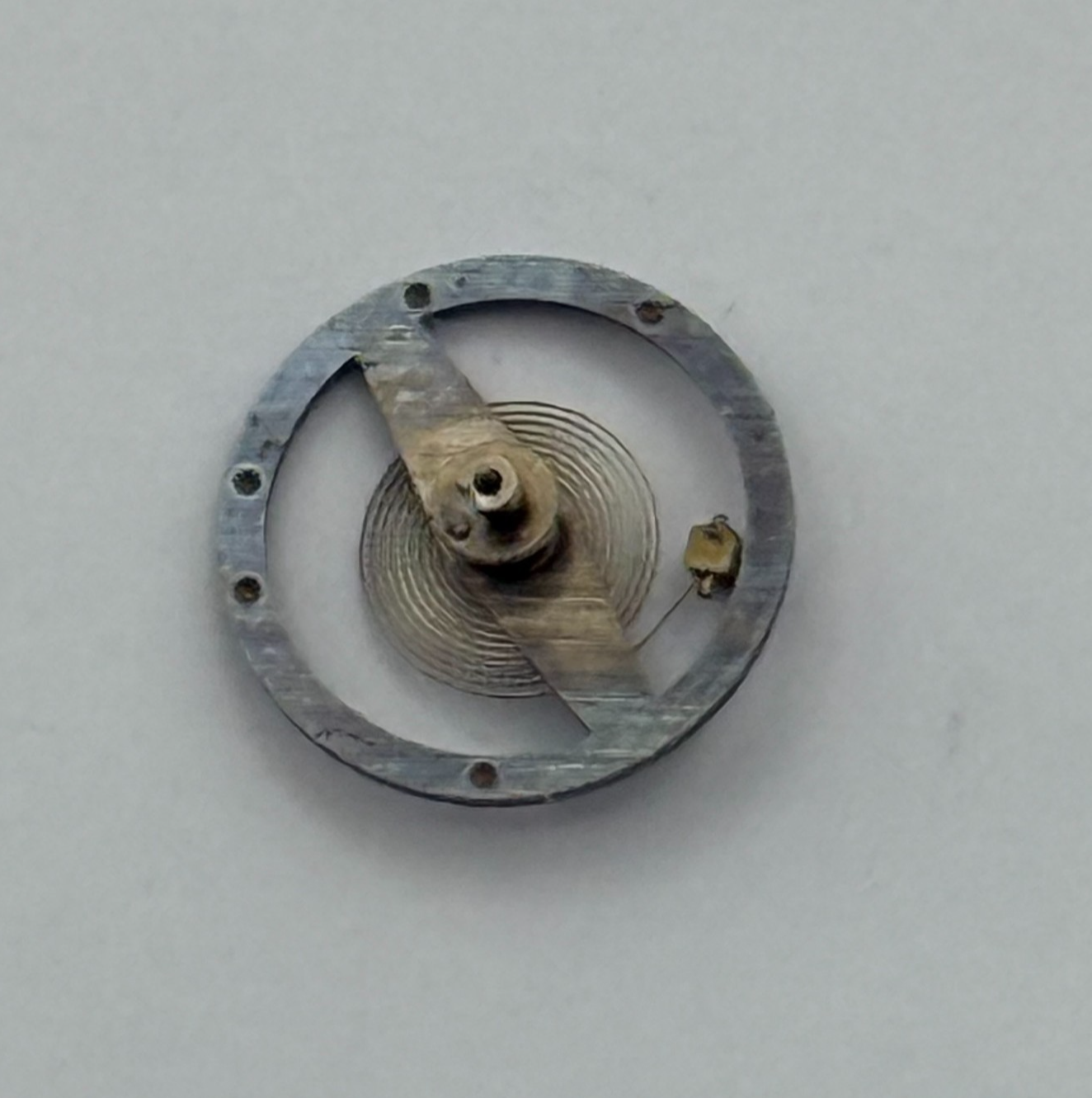 BRAC 2021 Balance Wheel Complete And Spring 5¼’’’  69 M Watch Movement Parts