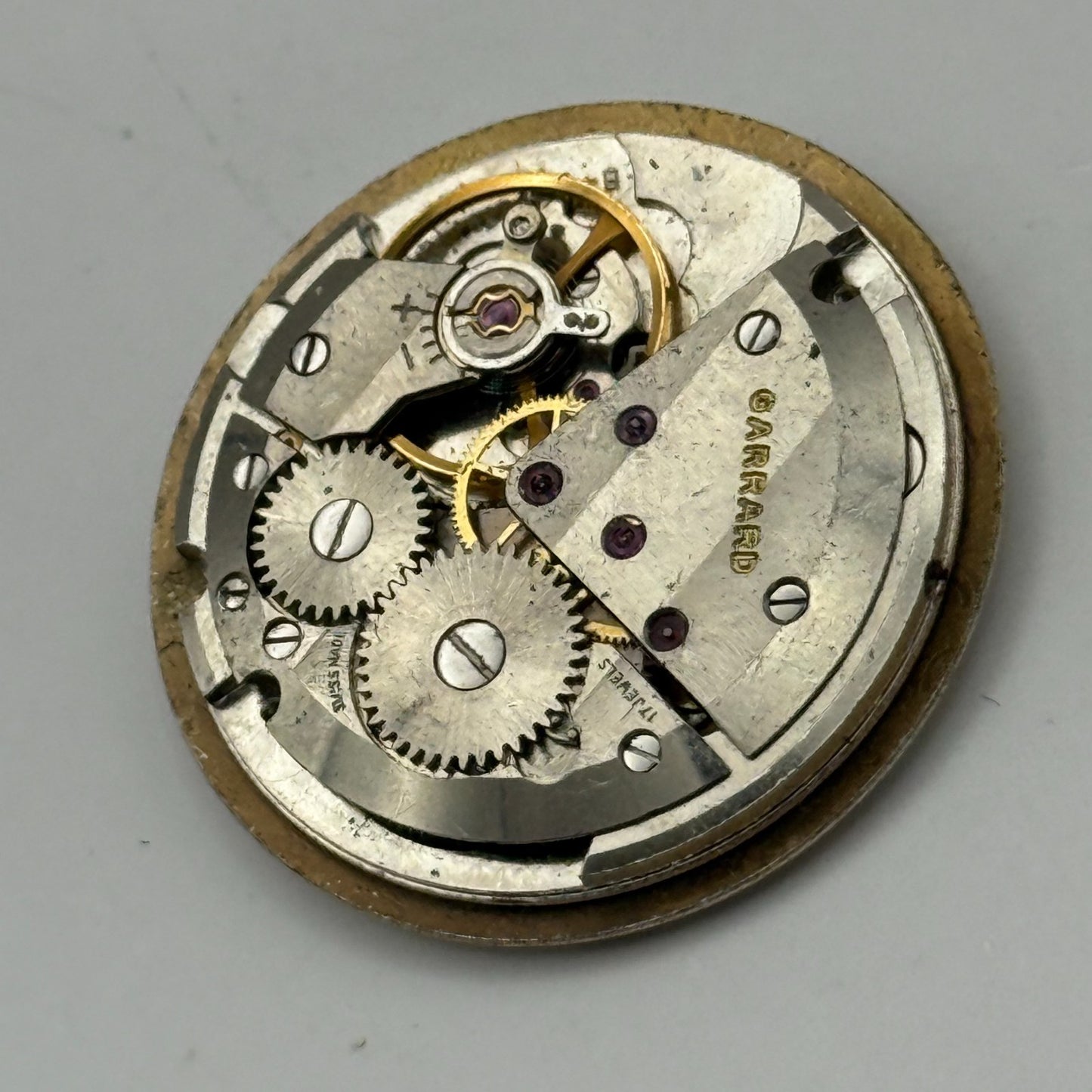 ETA 2391 Watch Movement Garrard Manual Wind Vintage Swiss Parts Repair 25.9mm
