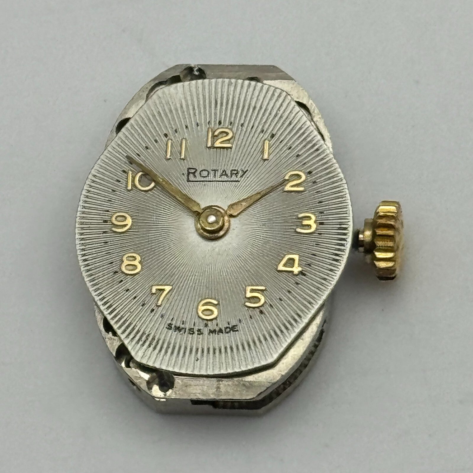 12.6mm Running Rotary AS 1051 A Schild Manual Wind Swiss Watch Movement PARTS