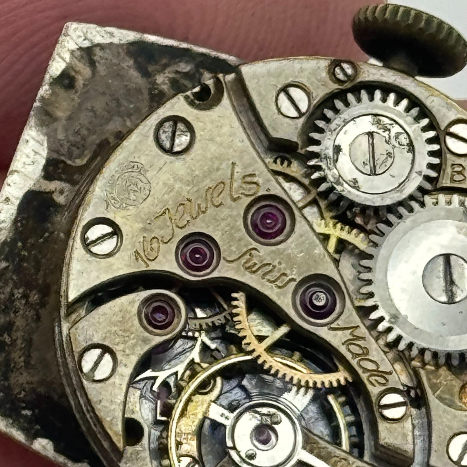 19.7mm Dreadnought B.10022 Manual Wind 16 Jewels Swiss Made Watch Movement PARTS