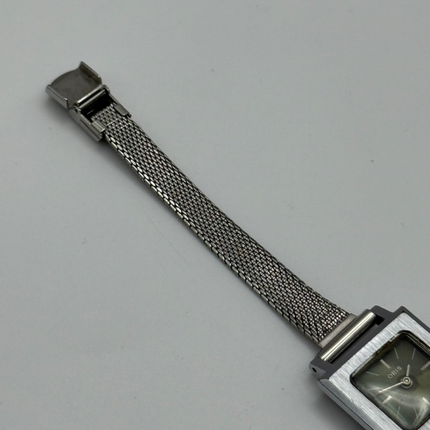 20mm 1970s Vintage Oris Green Dial Ladies Engraved Manual Wind Watch PARTS