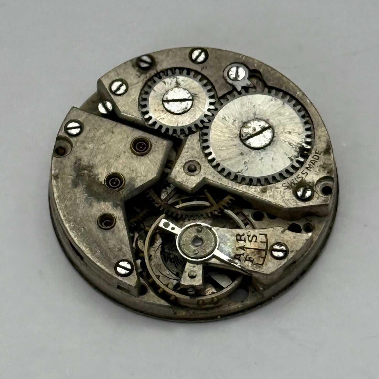 21.8mm Vintage FHF 11 Swiss Made Manual Wind Watch Movement PARTS REPAIR