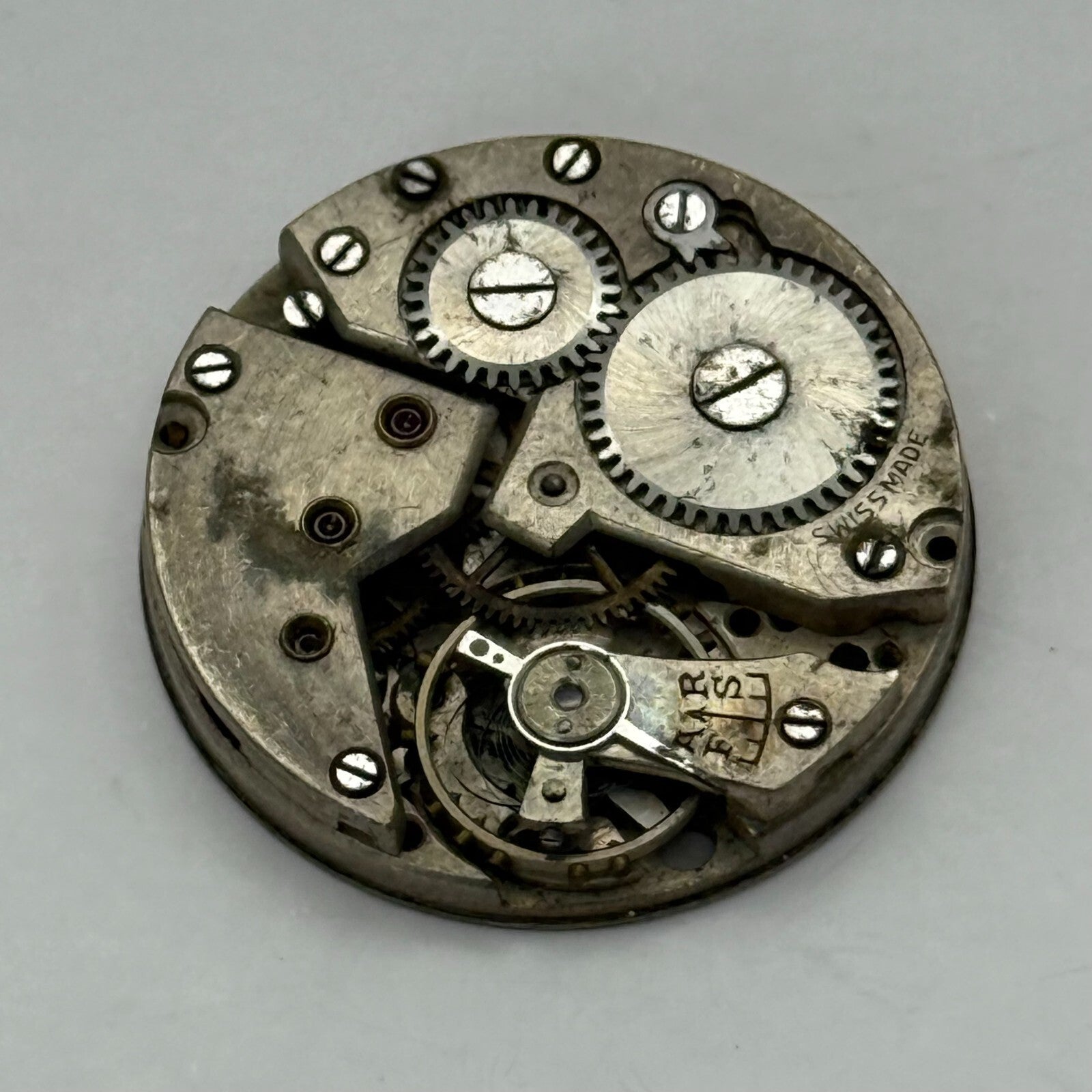 21.8mm Vintage FHF 11 Swiss Made Manual Wind Watch Movement PARTS REPAIR