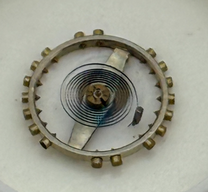 AS 1051 Balance Wheel Complete And Spring 5¼’’’ 34 M Watch Movement Parts NOS