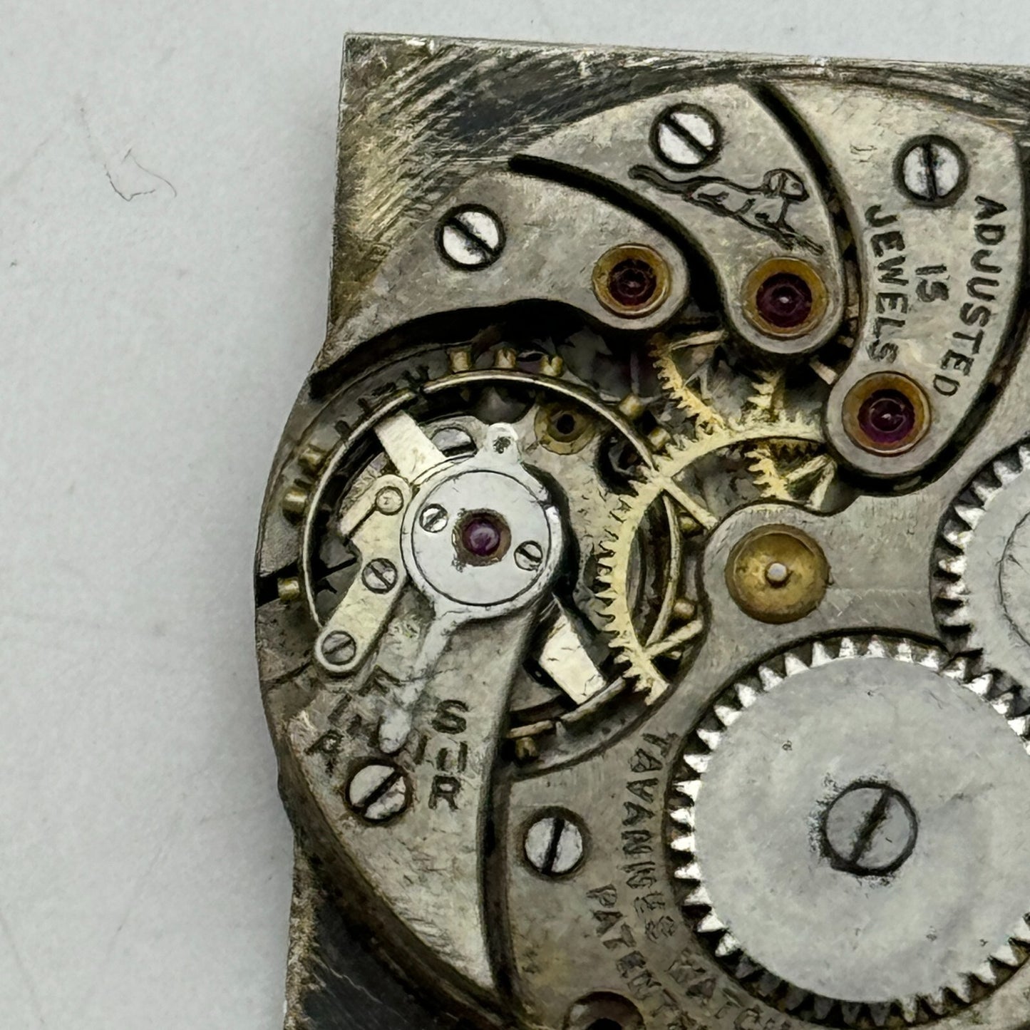 23.6mm Cyma Ref 010 Tavannes Manual Wind 15 Jewels Watch Movement Vintage PARTS