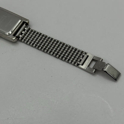 20mm Working Ladies M&S Silver Tone Jewelled Quartz Watch Broken Strap