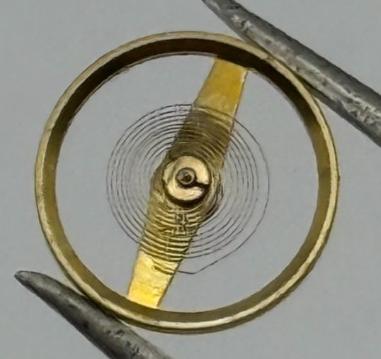 BFG 927 Balance Wheel Complete And Spring 6 3/4-8''' Watch Movement Parts 