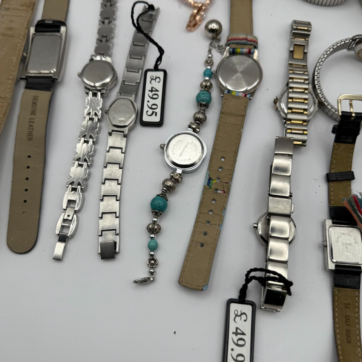 Bundle Of 15 Quartz Watches Job Lot Modern / Vintage Untested Parts / Repair