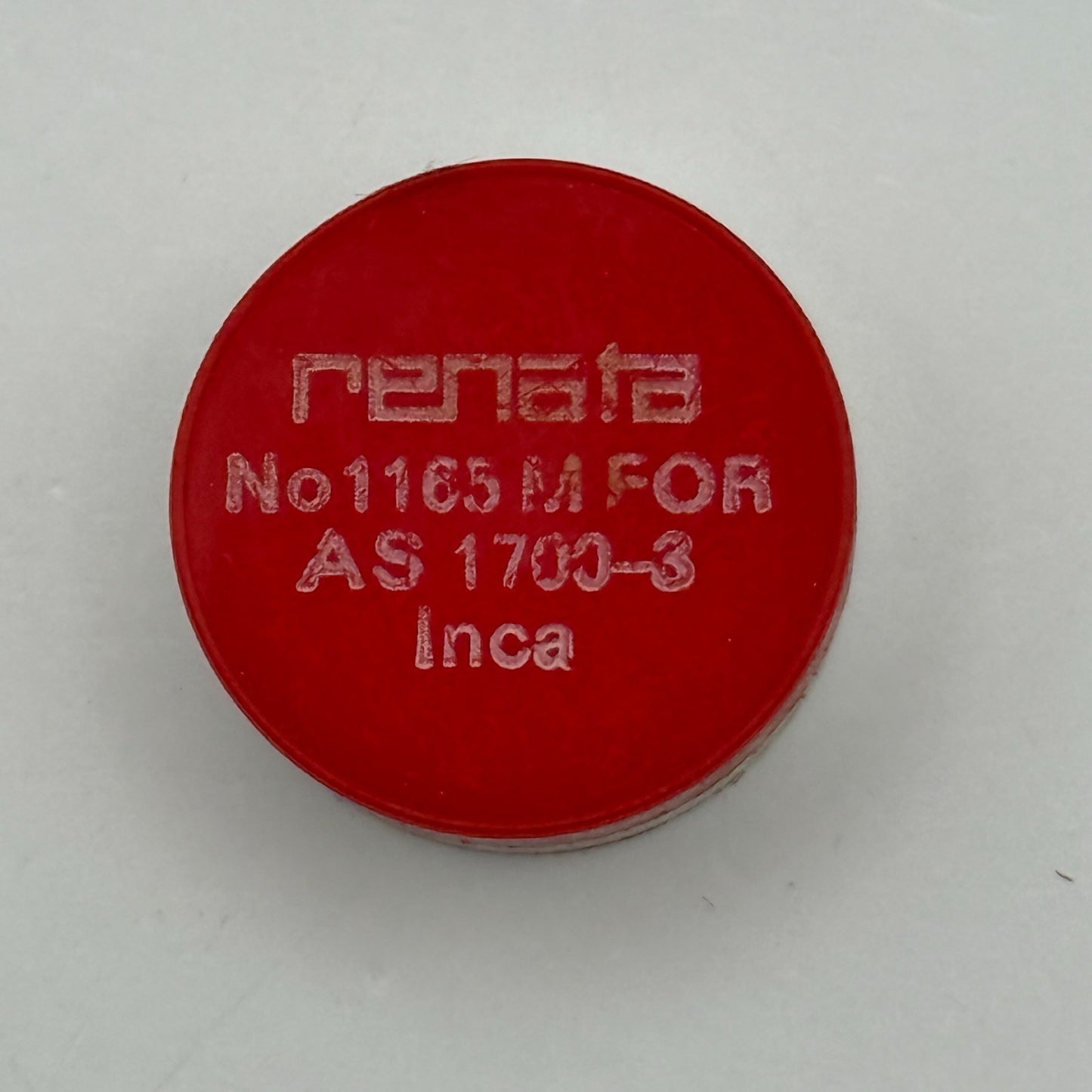 AS 1700-3 Inca Balance Wheel Complete And Spring 1165 M Watch Movement Parts NOS