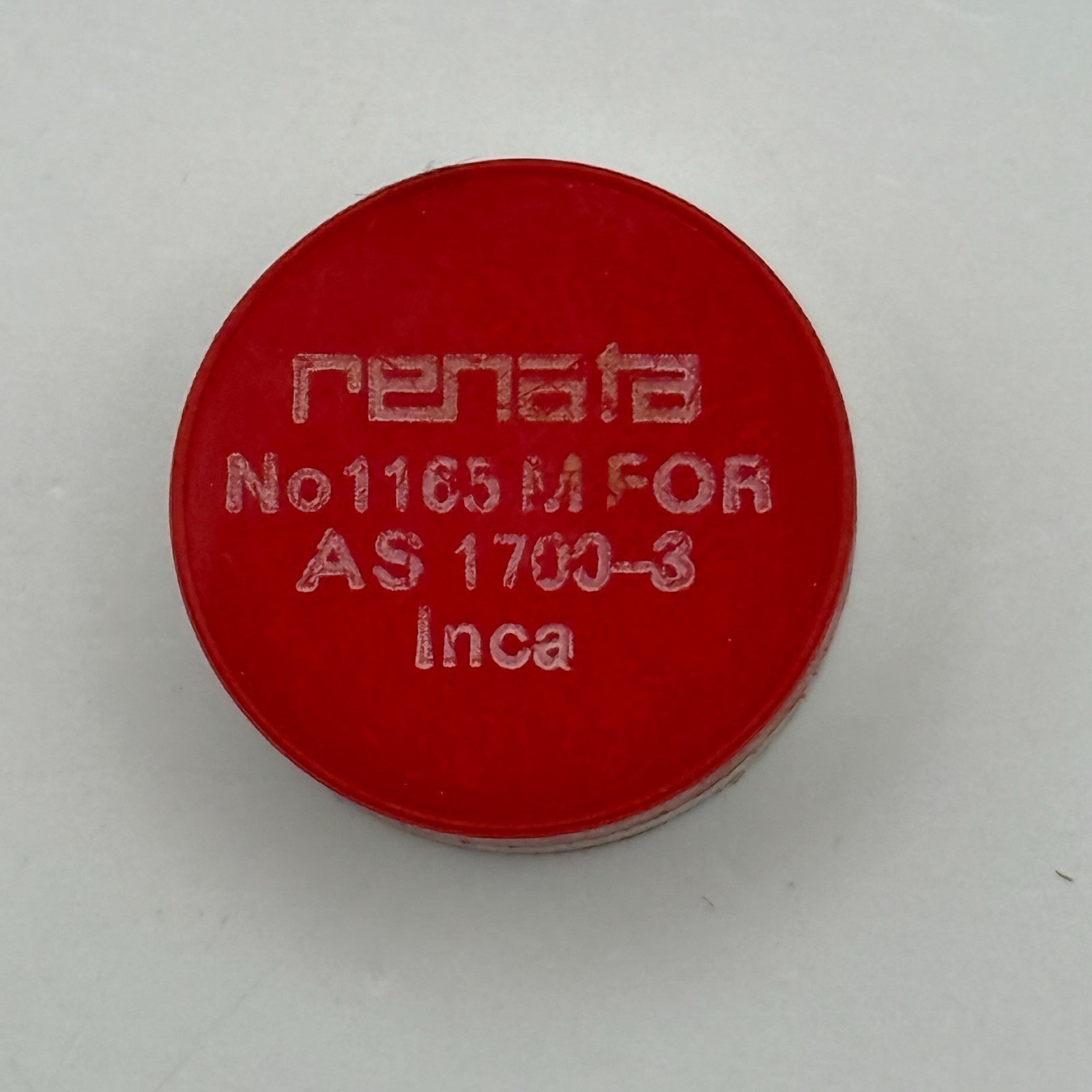 AS 1700-3 Inca Balance Wheel Complete And Spring 1165 M Watch Movement Parts NOS