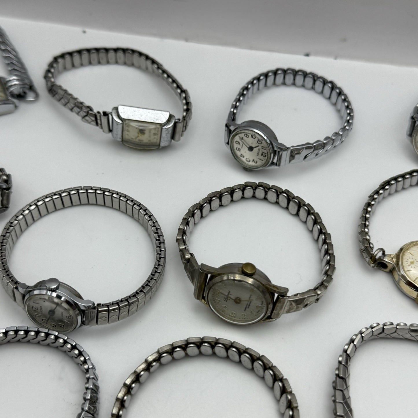 Bundle Of Ladies Vintage Manual Wind Wristwatches Joblot PARTS REPAIR SPARES