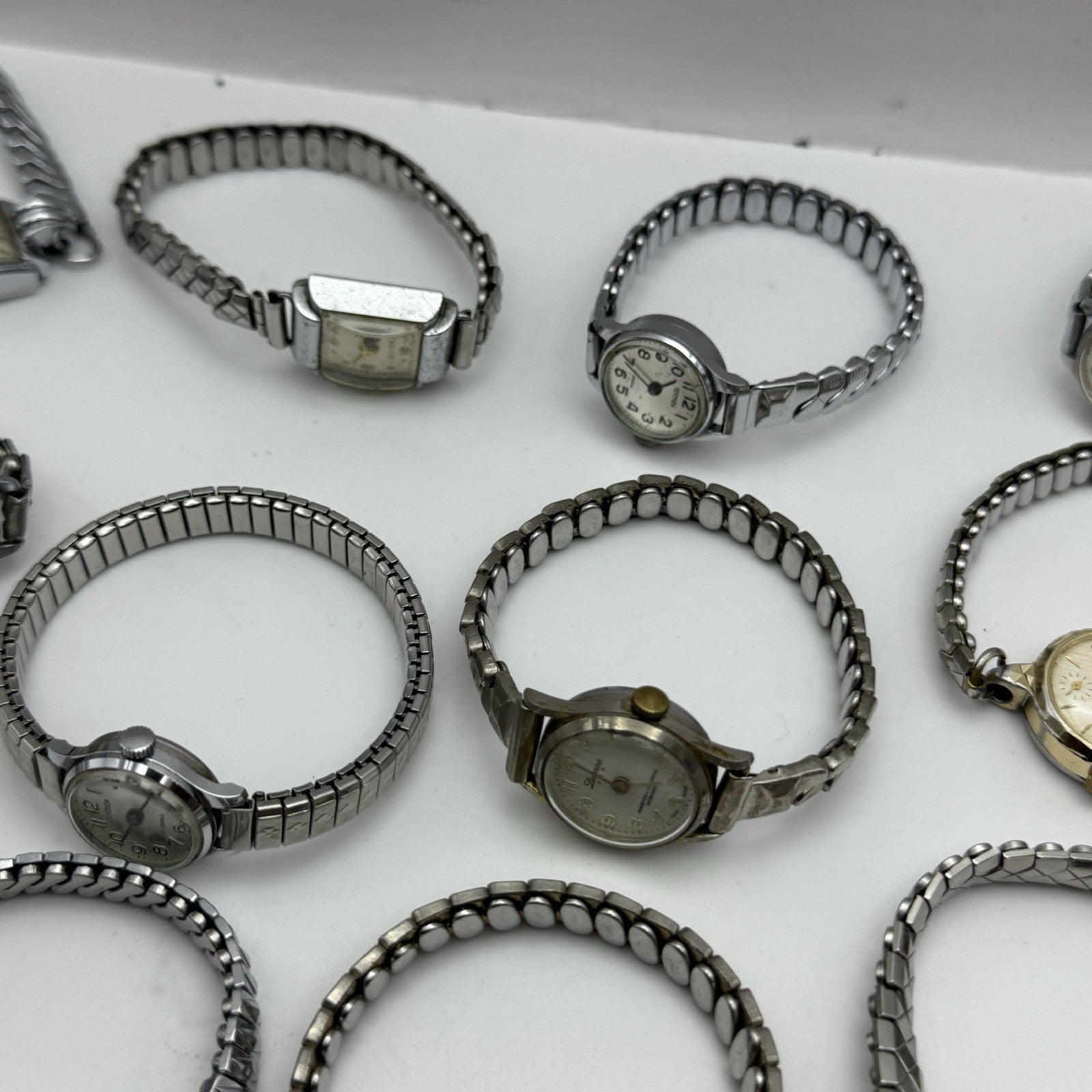 Bundle Of Ladies Vintage Manual Wind Wristwatches Joblot PARTS REPAIR SPARES