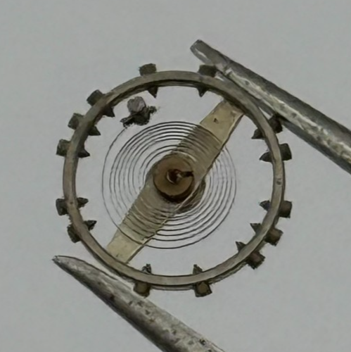 ETA 761 1201 Balance Wheel Complete And Spring 145 M Watch Movement Parts NOS