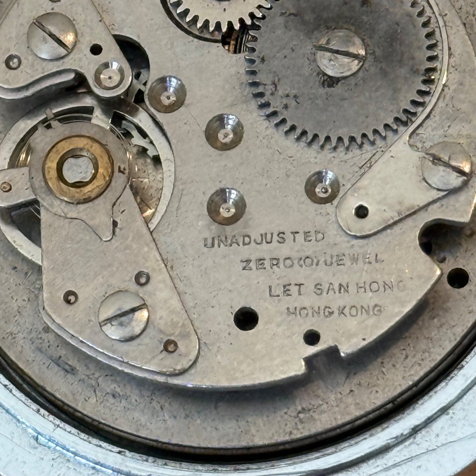 39mm Men's Vintage Genova Super De Luxe Day Let San Hong Manual Watch PARTS