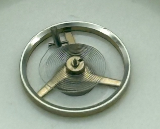 FHF 59-21 Balance Wheel Complete And Spring Inca 1353 Watch Movement Parts NOS