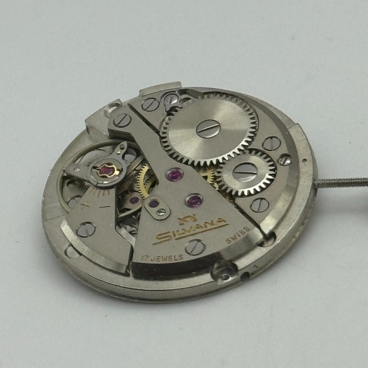 26mm Silvana Cal 240 17 Jewels Vintage Manual Wind Swiss Watch Movement PARTS
