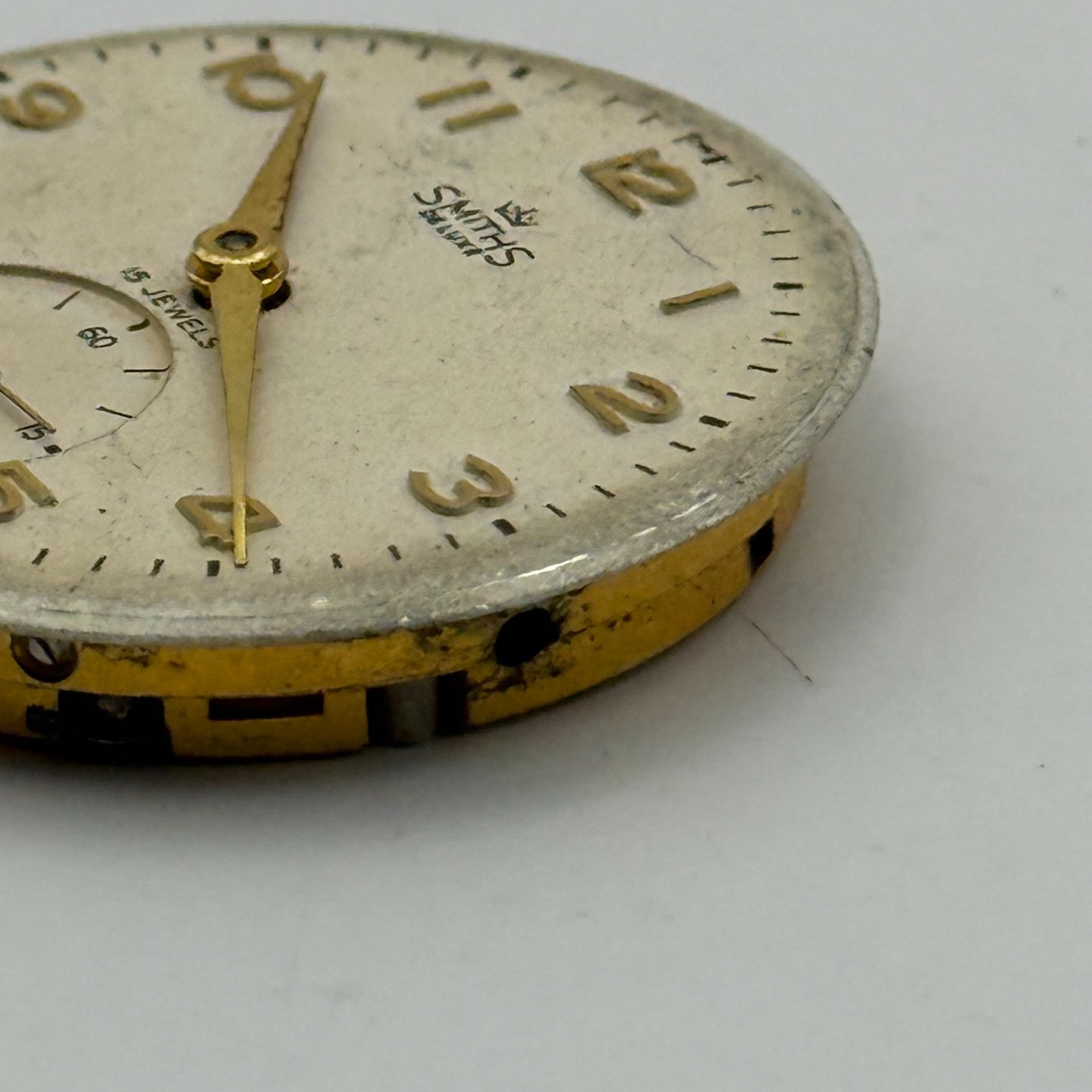 Smiths De Luxe C277089 Watch Movement Manual Wind Vintage Parts Repair 26.6mm