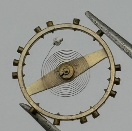 AS 1194 Balance Wheel Complete And Spring Inca Renata 42 M Watch Movement Parts 