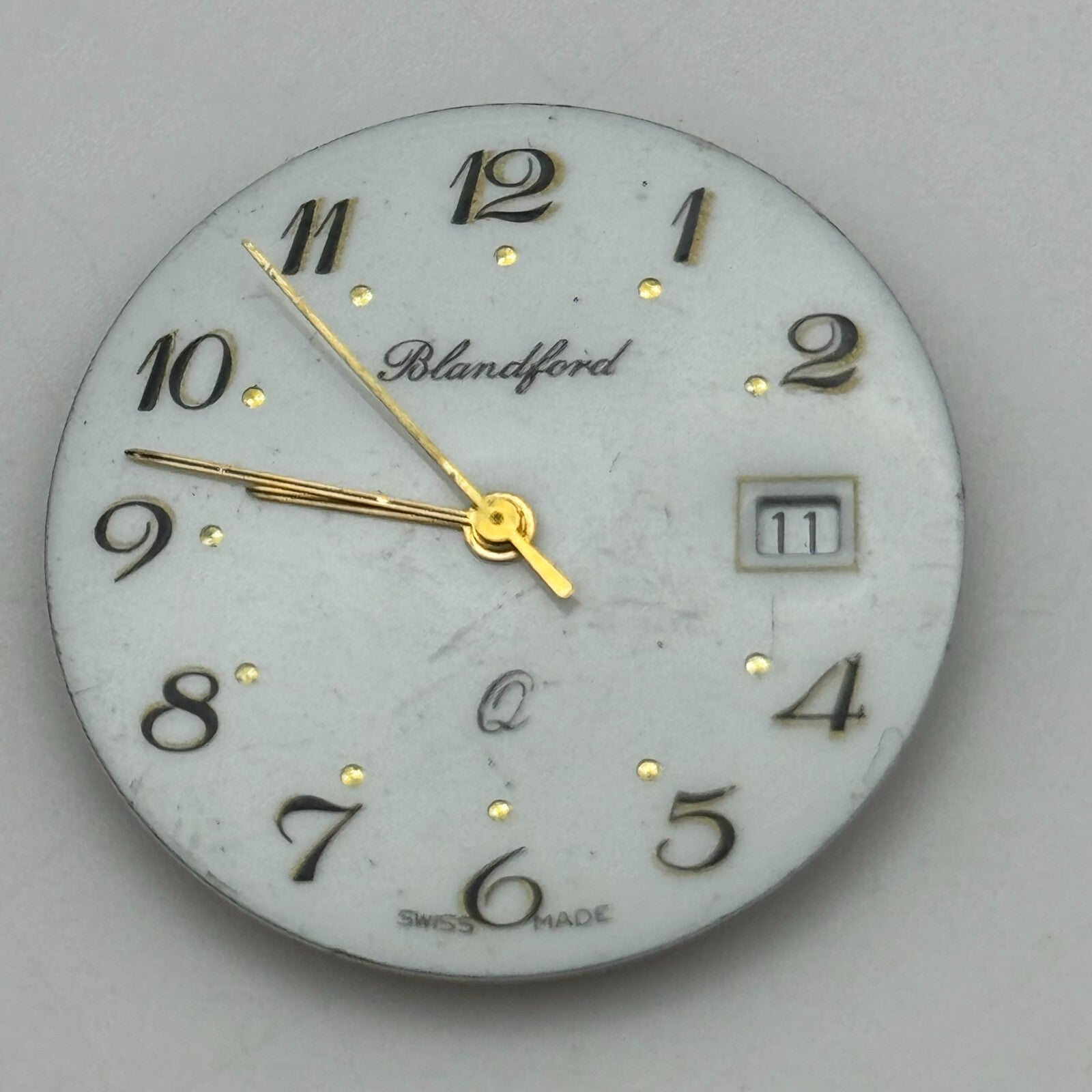 31.1mm Blandford ETA F05.11A Quartz Watch Movement Vintage UNTESTED PARTS SPARES